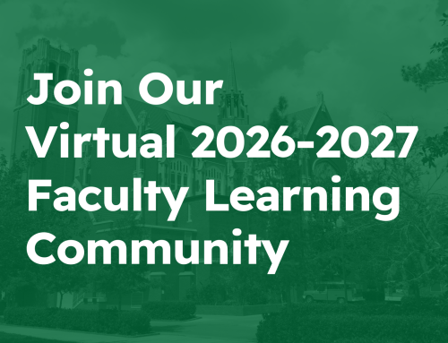 Join Our Virtual 2026-2027 Faculty Learning Community